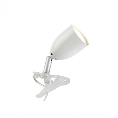 Lampe à Pince Led LEO 1x3W GU10 Blanc BRILLIANT G24801A05