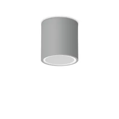 Plafonnier Extérieur TECHO 20W GU10 Gris H95 IDEAL LUX 342726