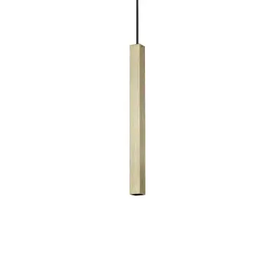 Suspension ULTRATHIN 11,5W LED Laiton satiné H650 IDEAL LUX 339740