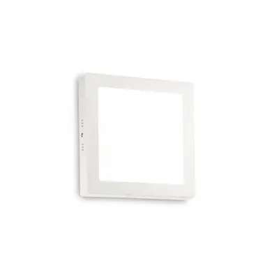 Plafonnier UNIVERSAL SQUARE 17W LED Blanc IDEAL LUX 342597