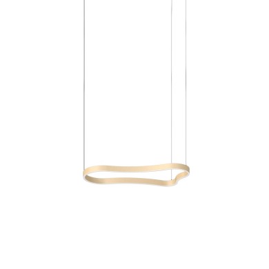 Suspension WAVES 37W LED Or  345222