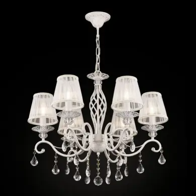 Lustre Grace Blanc et Or 6x40W E14 MAY_ARM247-06-G ARM247-06-G Lustre Grace Blanc et Or 6x40W E14 MAYTONI ARM247-06-G