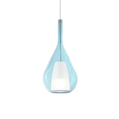 Suspension KALIQUE 42W E27 Bleu H635 IDEAL LUX 360089