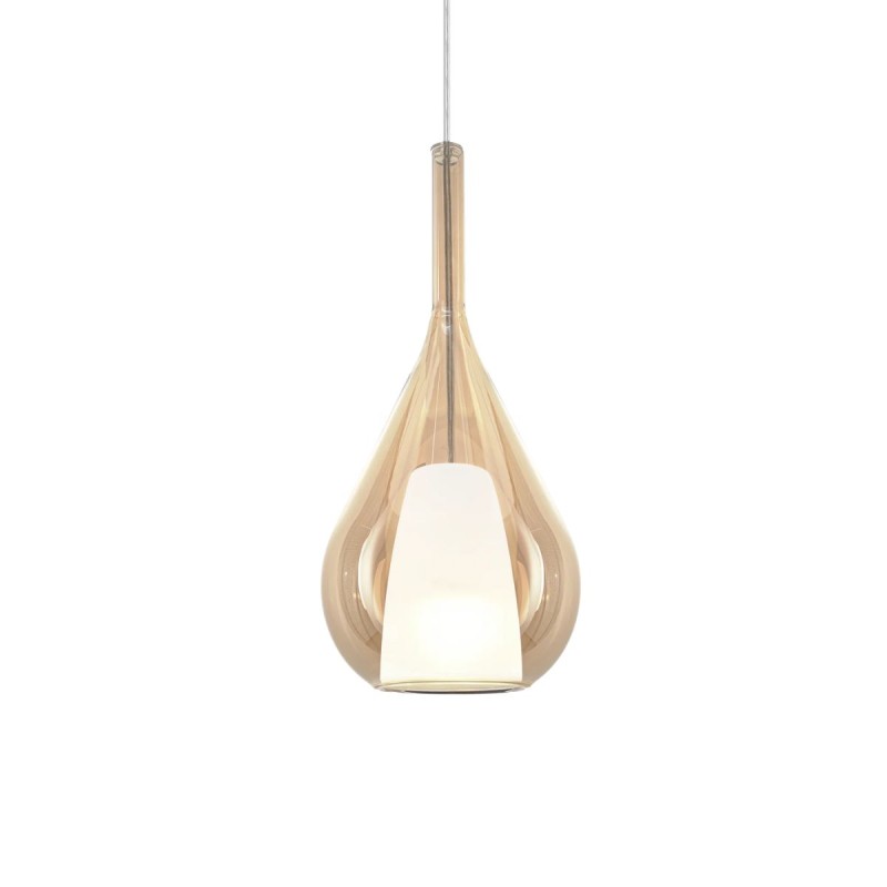 Suspension KALIQUE 42W E27 Ambre H635  360058