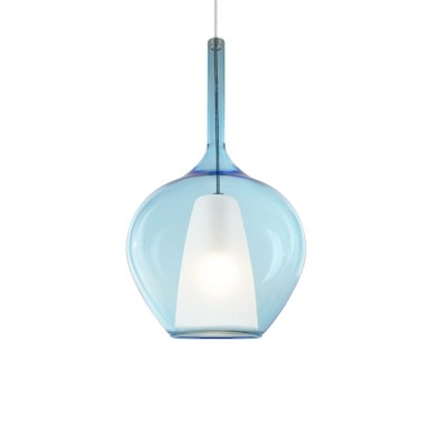Suspension KALIQUE 42W E27 Bleu H740  359588