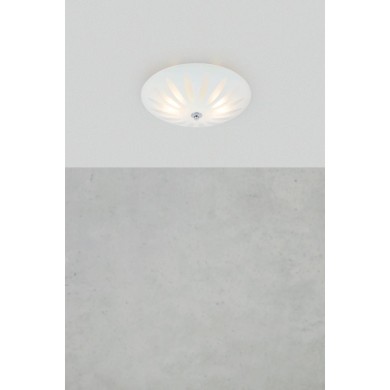 Plafonnier PETAL Blanc chrome 2x40W  108899