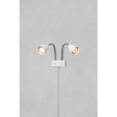 Applique CIRO Blanc acier 2x7W  108900