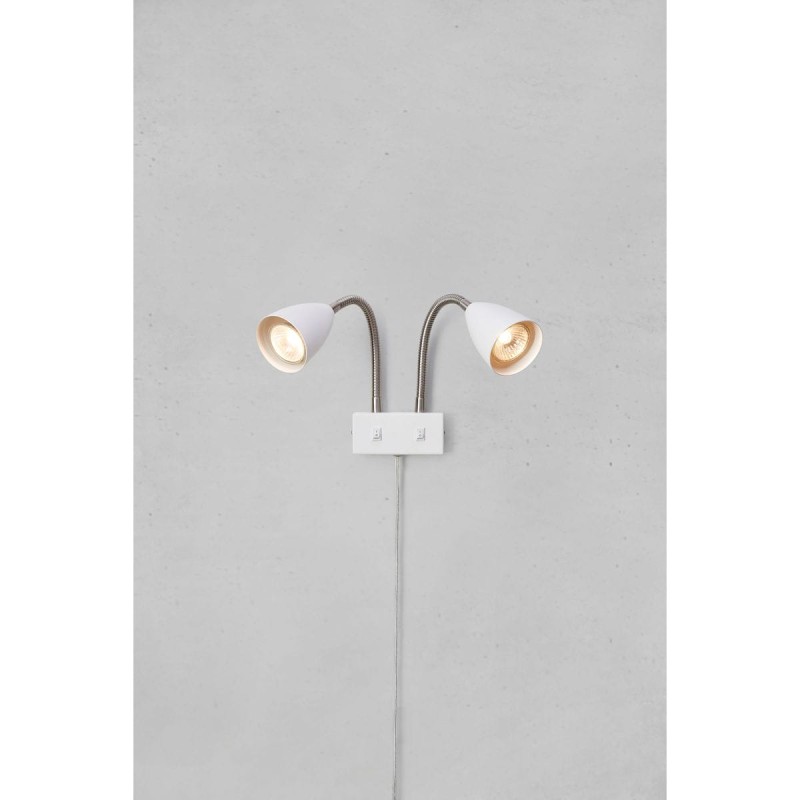 Applique CIRO Blanc acier 2x7W  108900