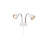 Applique CIRO Blanc acier 2x7W  108900