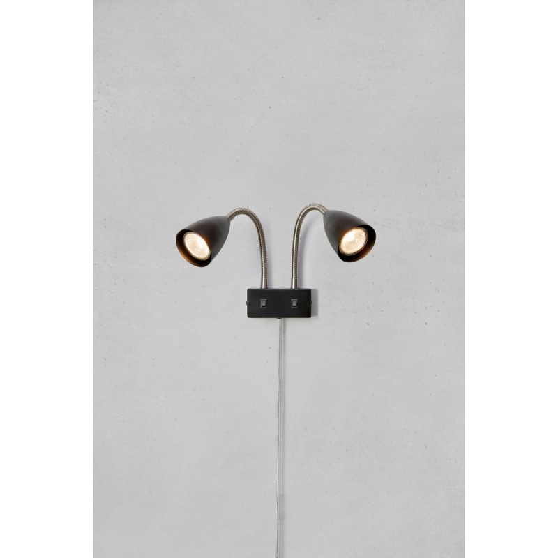 Applique CIRO Noir acier 2x7W  108901