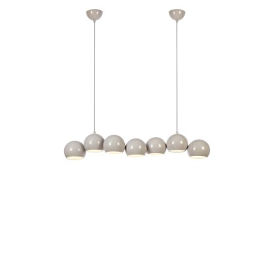 Suspension CUPOLO Grège 7x40W  108914