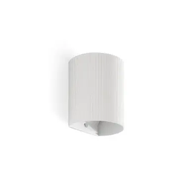 Applique SOLE Blanc 8W GU10 LED cannelée FARO 40526