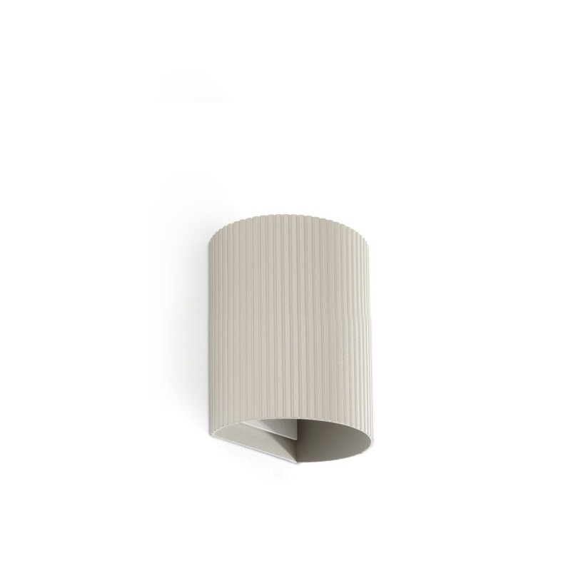 Applique SOLE Gris 8W GU10 LED cannelée  40528