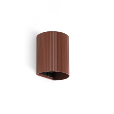 Applique SOLE Terracotta 8W GU10 LED cannelée  40529