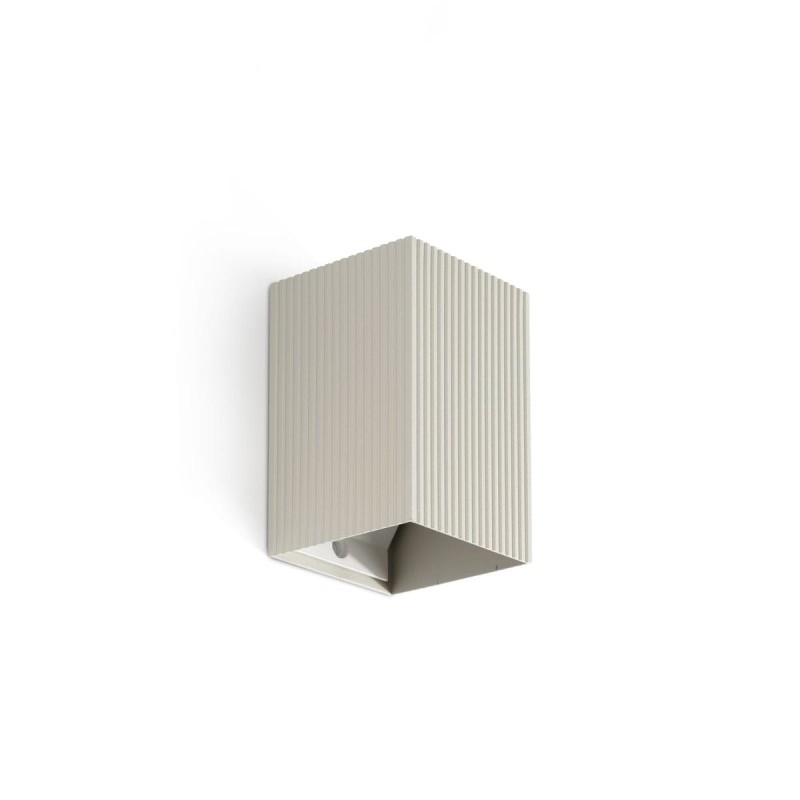 Applique LUNE Gris 8W GU10 LED cannelée  40536