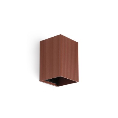 Applique LUNE Terracotta 8W GU10 LED cannelée  40537