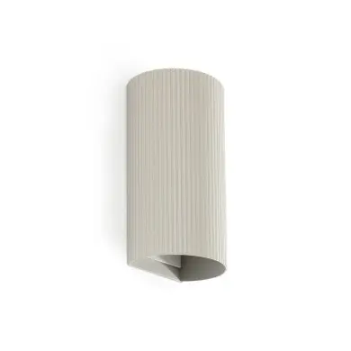 Applique SOLE Gris 2x8W GU10 LED cannelée FARO 40544