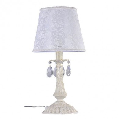Lampe à poser Filomena Ivoire 1x40W E14 MAY_ARM390-00-W ARM390-00-W Lampe à poser Filomena Ivoire 1x40W E14 MAYTONI ARM390-00-W