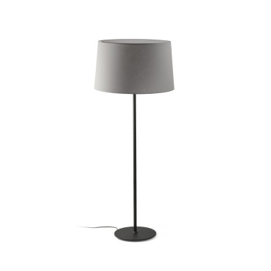 Lampadaire WINDSOR Noir Gris 15W E27 LED  20227-131
