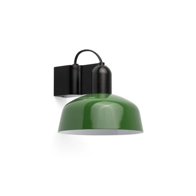 Applique TATAWIN Noir Vert 15W E27 LED H155  20335-144