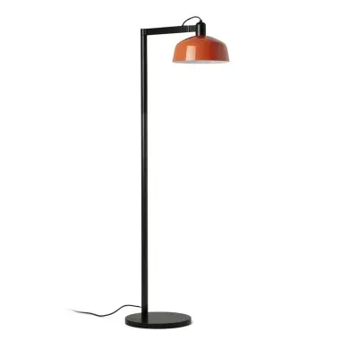 Lampadaire TATAWIN Noir Orange 15W E27 LED FARO 20336-148