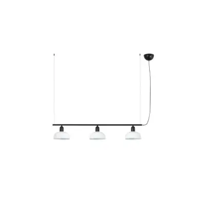 Suspension TATAWIN S ligne Noir Blanc 3x15W E27 FARO 20338-140