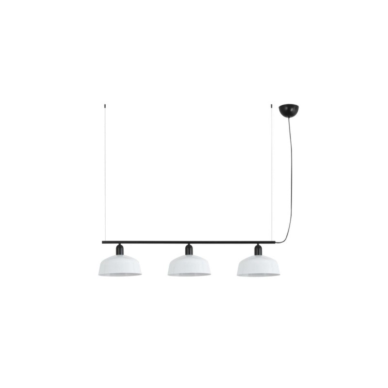 Suspension TATAWIN M Noir Blanc 3x15W E27 LED  20338-145