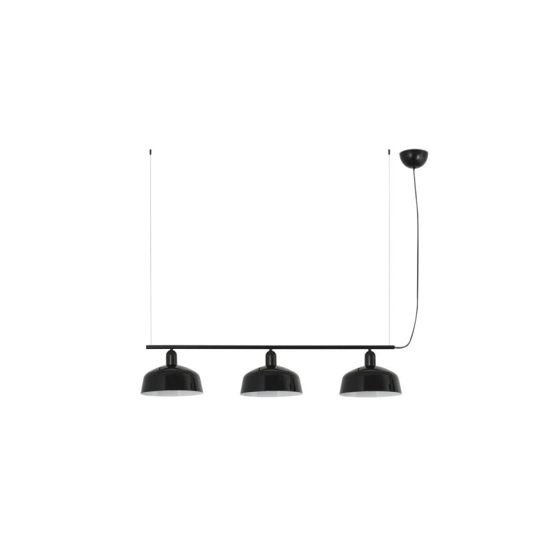 Suspension TATAWIN M Noir 3x15W E27 LED  20338-146