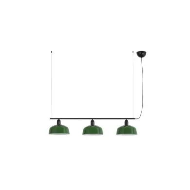 Suspension TATAWIN M Noir Vert 3x15W E27 LED FARO 20338-149