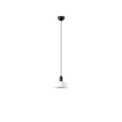 Suspension TATAWIN S Noir Blanc 15W E27 LED  20339-140