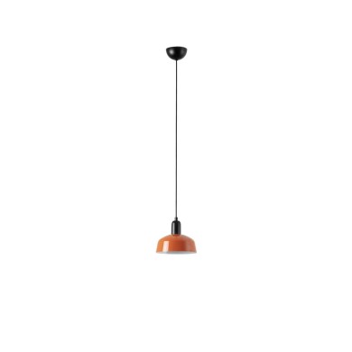 Suspension TATAWIN S Noir Orange 15W E27 LED  20339-143