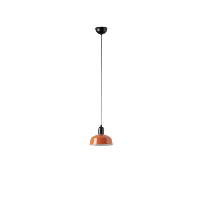 Suspension TATAWIN S Noir Orange 15W E27 LED  20339-143