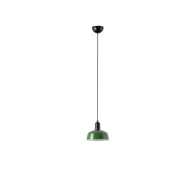 Suspension TATAWIN S Noir Vert 15W E27 LED  20339-144