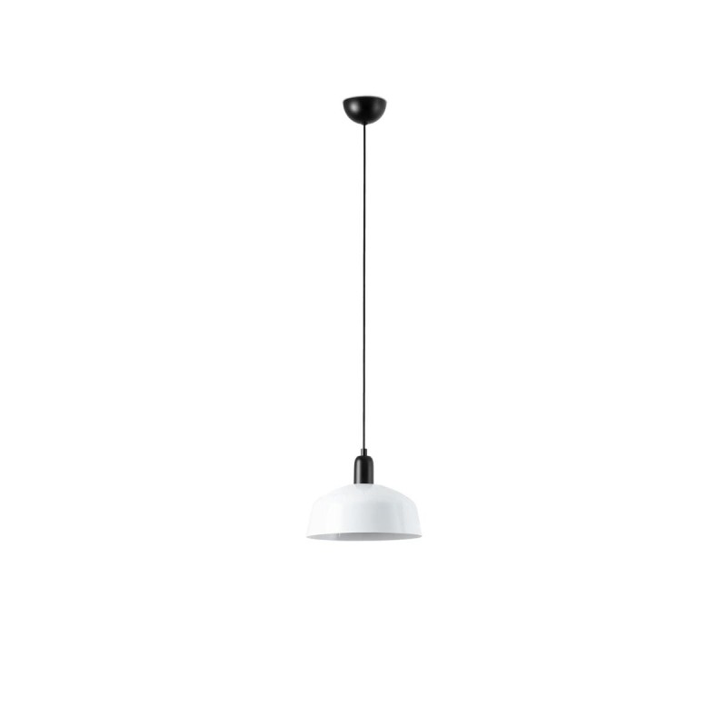 Suspension TATAWIN M Noir Blanc 15W E27 LED  20339-145