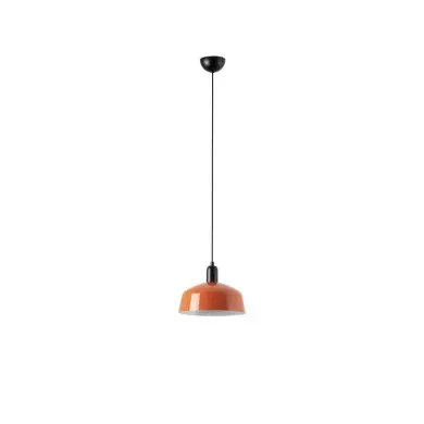 Suspension TATAWIN M Noir Orange 15W E27 LED FARO 20339-148