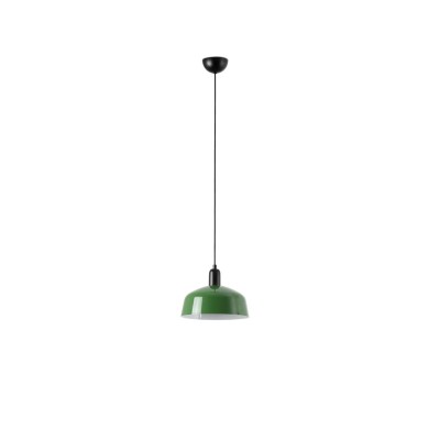 Suspension TATAWIN M Noir Vert 15W E27 LED  20339-149