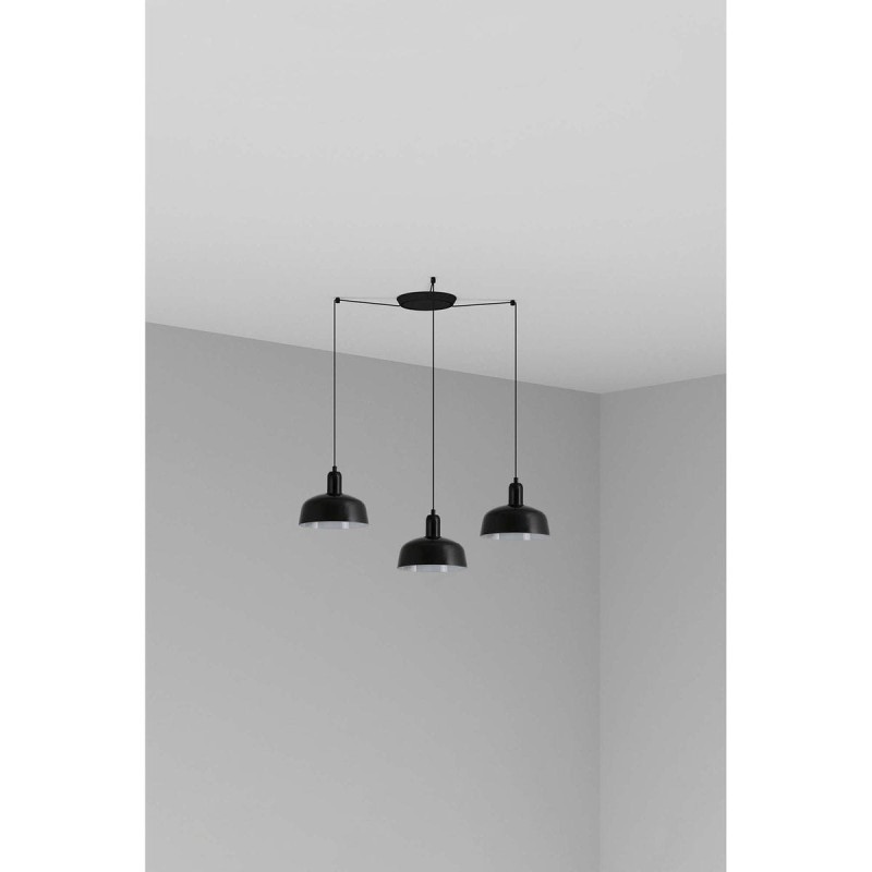 Suspension TATAWIN S Noir 3x15W E27 LED  20340-141-3L