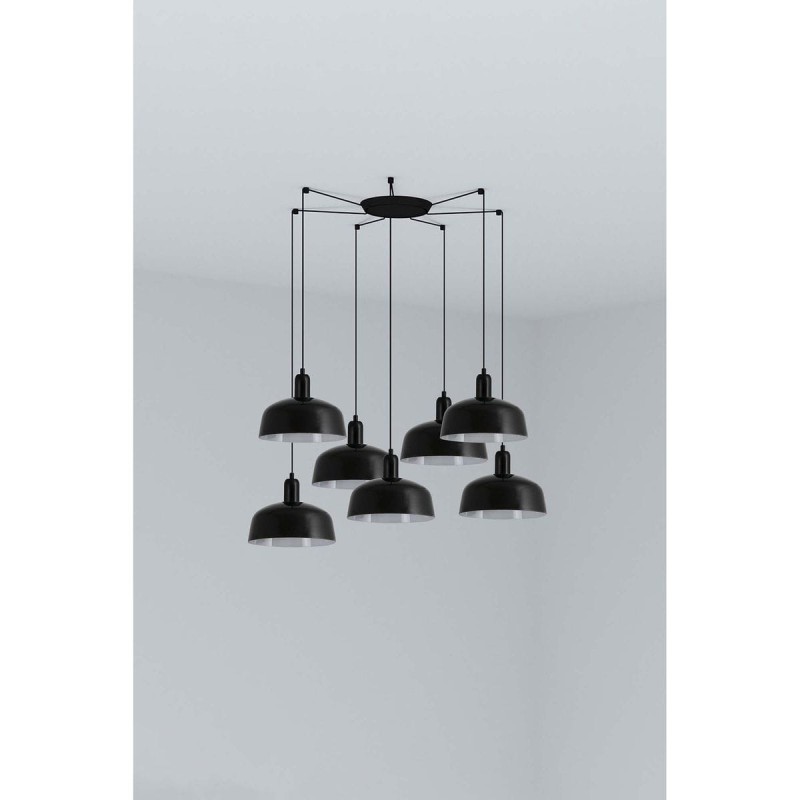 Suspension TATAWIN M Noir 7x15W E27 LED  20340-146-7L