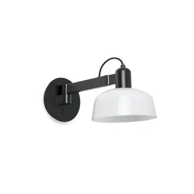 Applique TATAWIN Noir Blanc 15W E27 LED H150 FARO 20342-140
