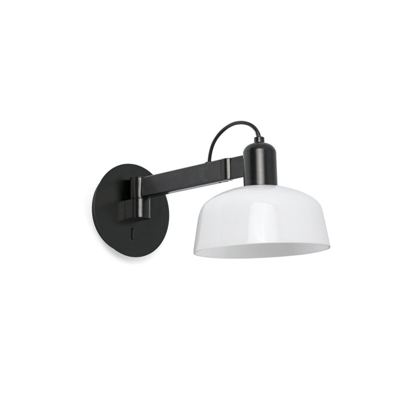 Applique TATAWIN Noir Blanc 15W E27 LED H150  20342-140