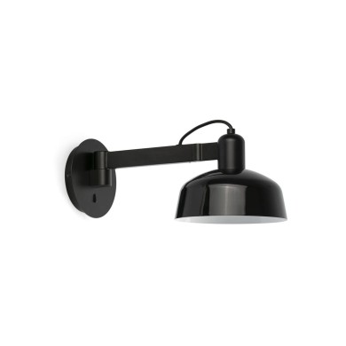 Applique TATAWIN Noir 15W E27 LED H150  20342-141