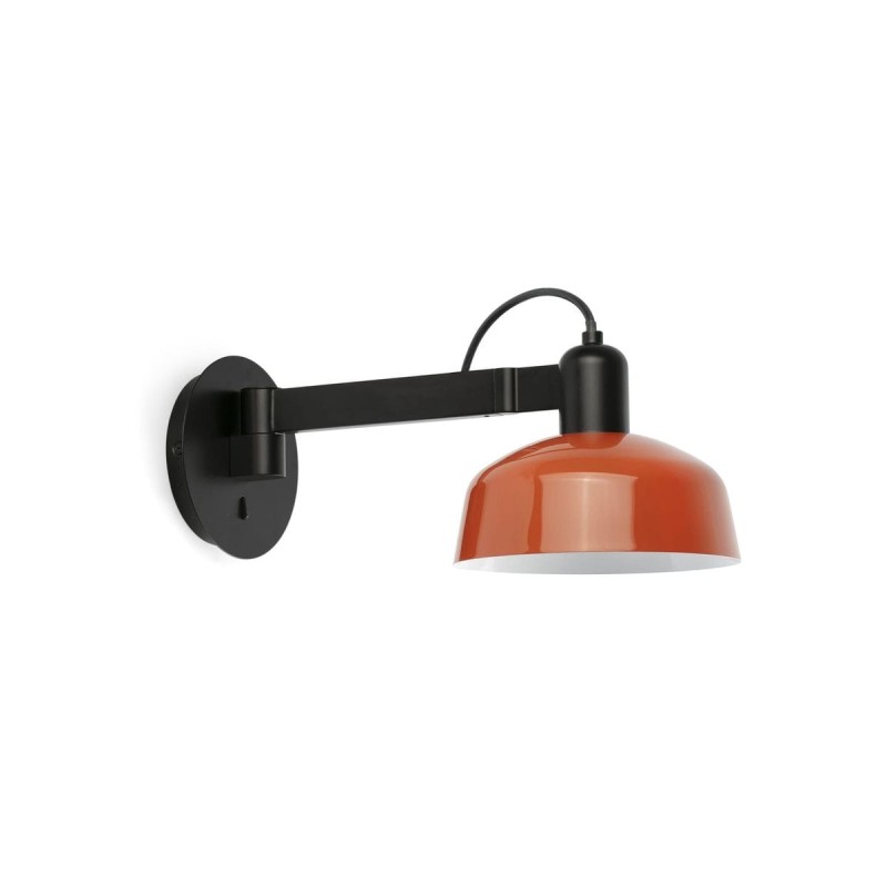 Applique TATAWIN Noir Orange 15W E27 LED H150  20342-143