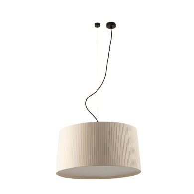 Suspension SAMBA Noir 3x45W E27 LED déportée  64330-154