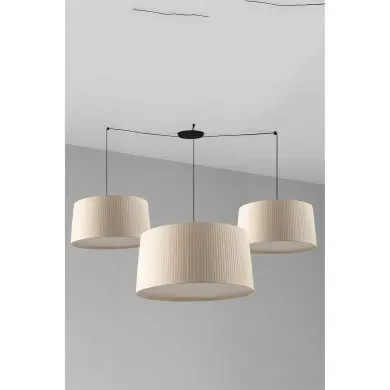 Suspension SAMBA Noir 9x135W E27 LED FARO 64332-154
