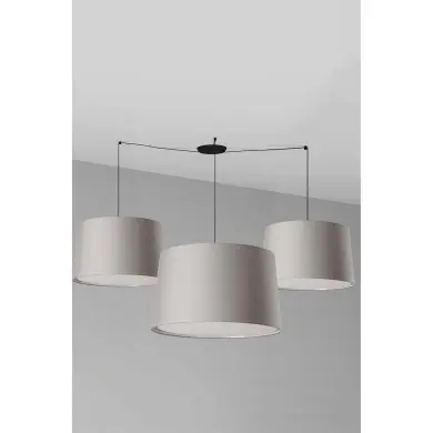 Suspension WINDSOR Noir Ocre 9x135W E27 LED FARO 64332-132