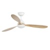 Ventilateur avec lumiere Poros 132cm TUYA FARO 33524wt