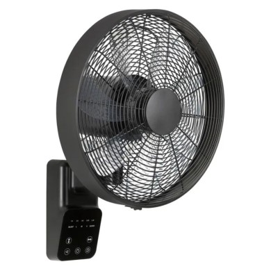 Ventilateur mural Airos Eco Design II noir CASAFAN 74015