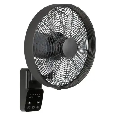 Ventilateur mural Airos Eco Design II noir CASAFAN 74015