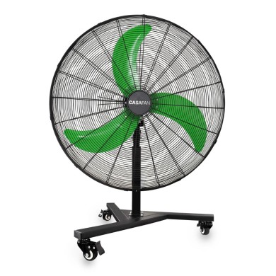 Ventilateur sur pied silencieux WM-S 9 Noir Vert CASAFAN 309005