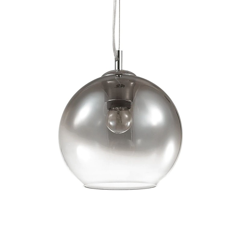 Suspension Nemo 1x60W E27 Chromé Fumé IDEAL LUX 149585